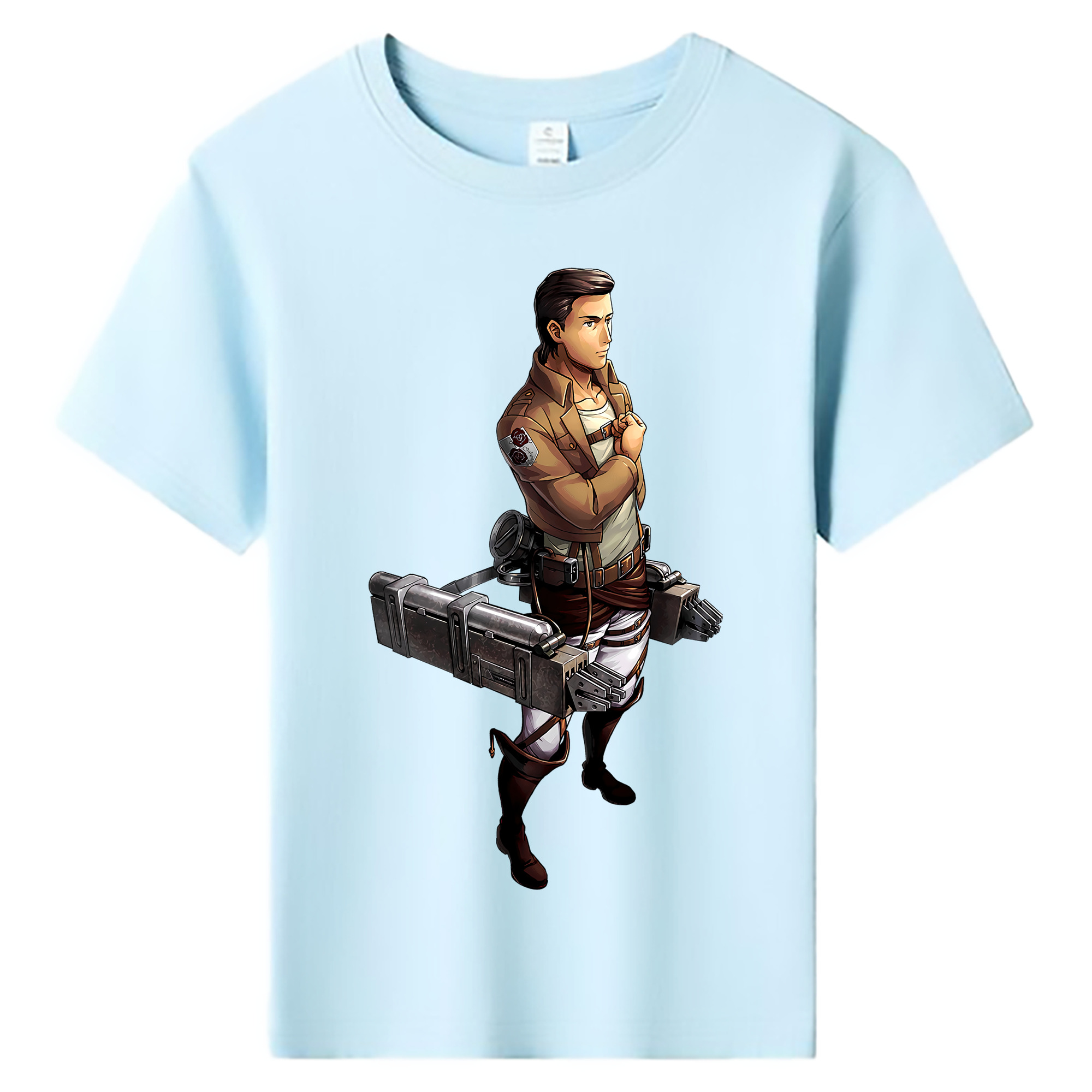 （画像用） 進撃の巨人 Attack on Titan 綿100％キッズTシャツ（フロントプリント）